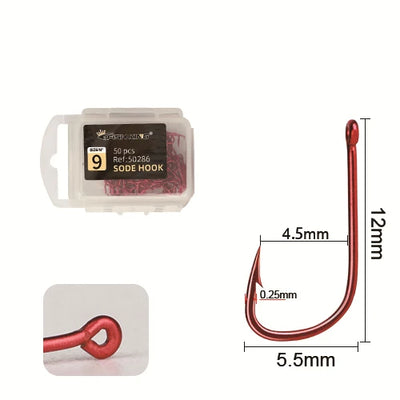 High Carbon Hooks for Carp and Fly Fishing