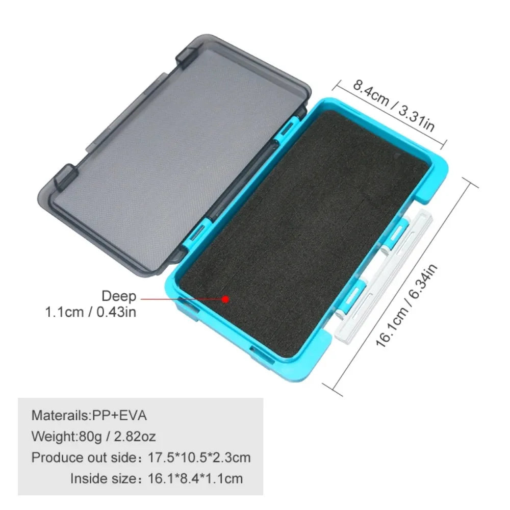 Fly Lure Organizer Box with Sponge Pad