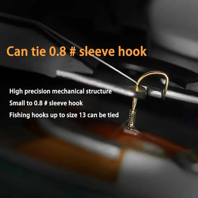 Automatic Hook Tying Device for Fishing Line