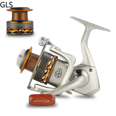 Professional Spinning Reel with Spare Spool and Smooth Cast
