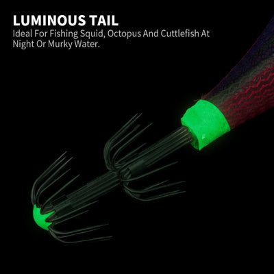Luminous Squid Jig for Sea and Octopus Fishing