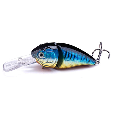 Swim Crankbait with 3D Eyes for Bass and Pike