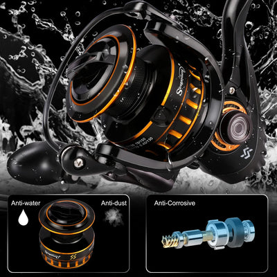 Ultralight Carbon Spinning Rod and Reel Combo