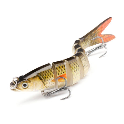 Segmented Sinking Wobblers for Pike Fishing