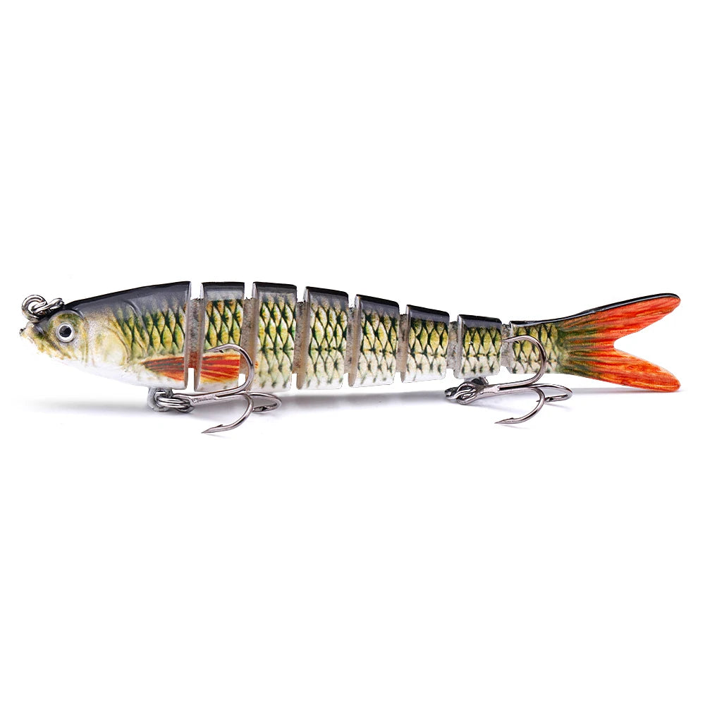Multi Jointed Sinking Swimbait for Pike Fishing