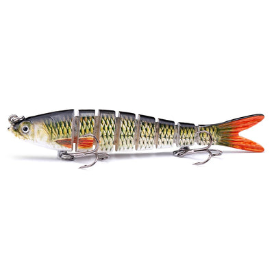 Multi Jointed Sinking Swimbait for Pike Fishing