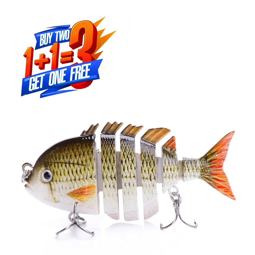Jointed Swimbait Sinking Wobblers Fishing Set