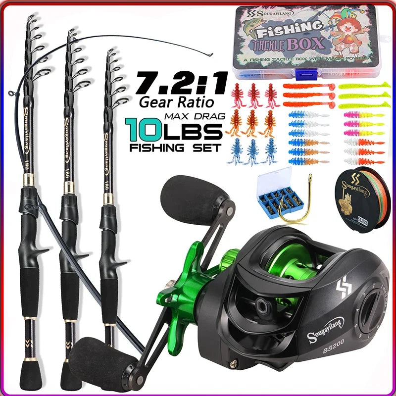Telescopic Casting Combo for Bass and Trout