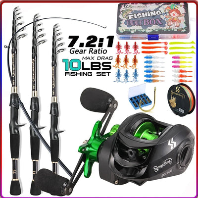 Telescopic Casting Combo for Bass and Trout