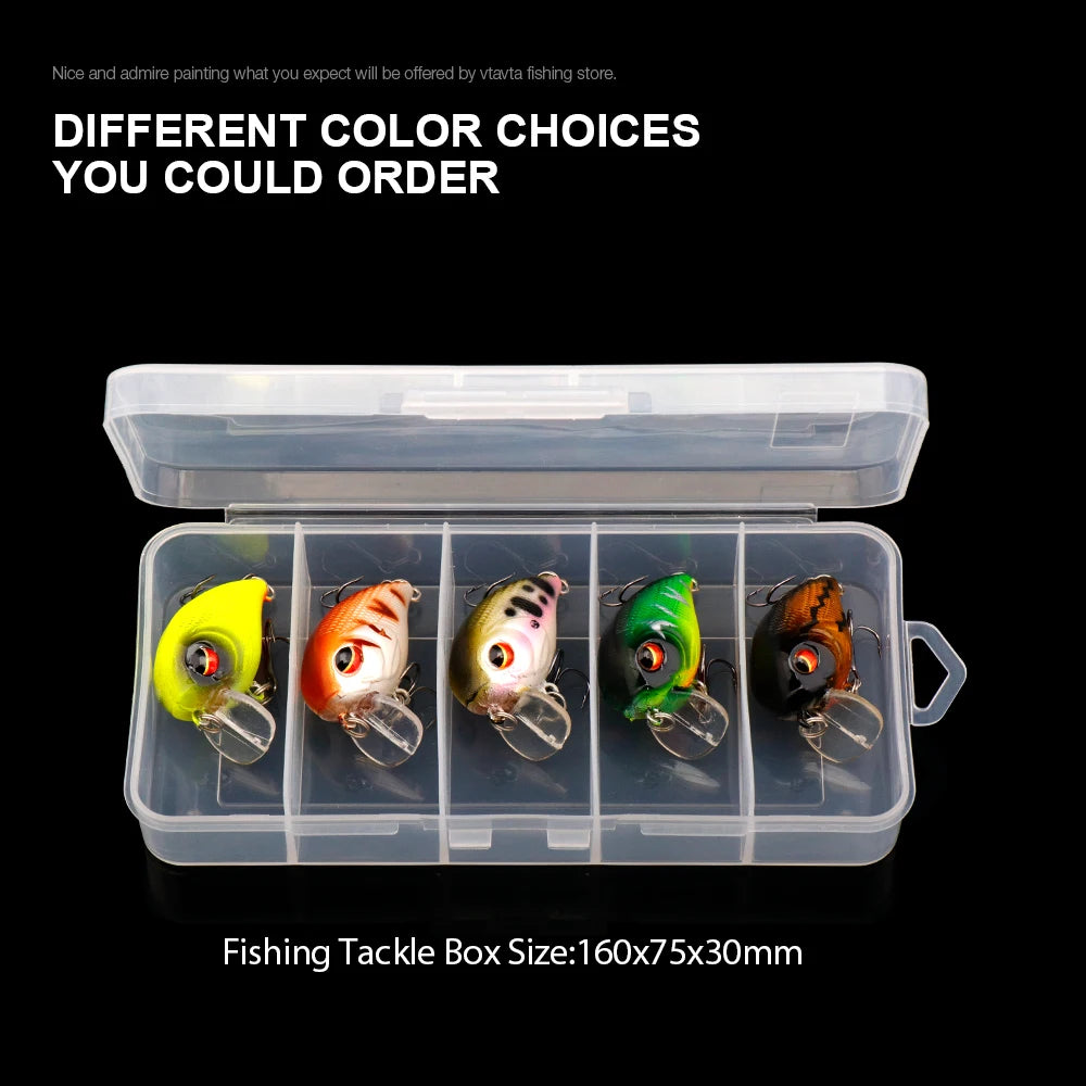 Mini Swing Crankbait Lure Set for Trolling