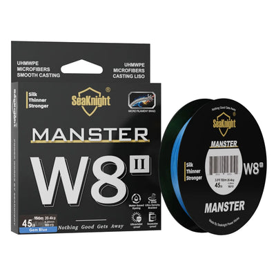 W8II Silicon Coated Braided Fishing Line