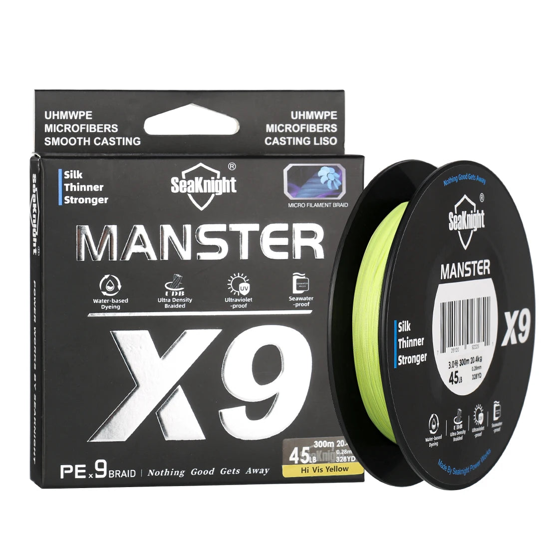 X9 Series Smooth PE Coated Fishing Line