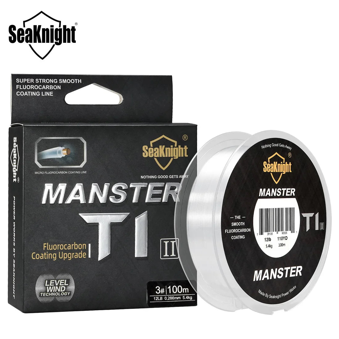 T1 Series Fluorocarbon Coated Nylon Monofilament Sinking Line