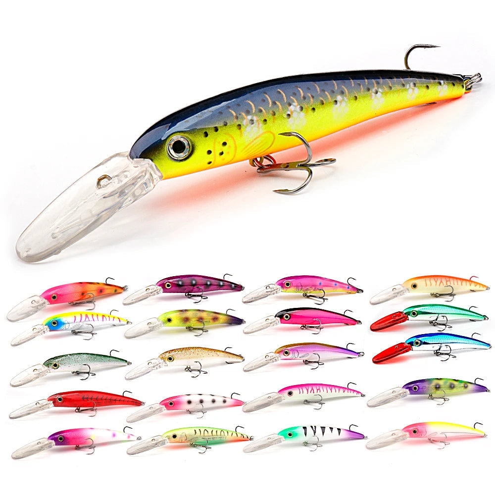 Big Floating Jerkbait Minnow for Sea Trolling