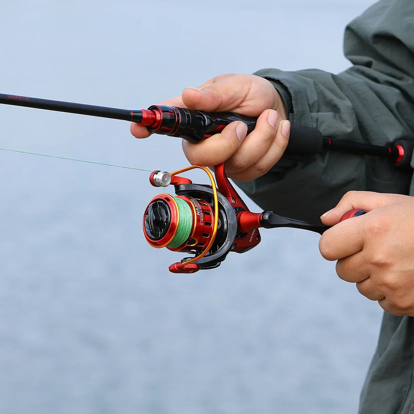 Spinning Rod and Reel for Bass Pike Trout