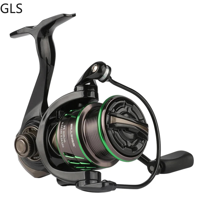 Soft Grip Saltwater Spinning Reel with Smooth Drag