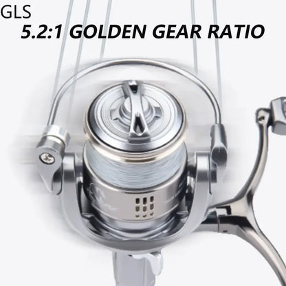 Dual Grip Carp Fishing Reel with Balance Rod Support
