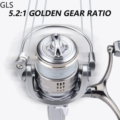 Dual Grip Carp Fishing Reel with Balance Rod Support