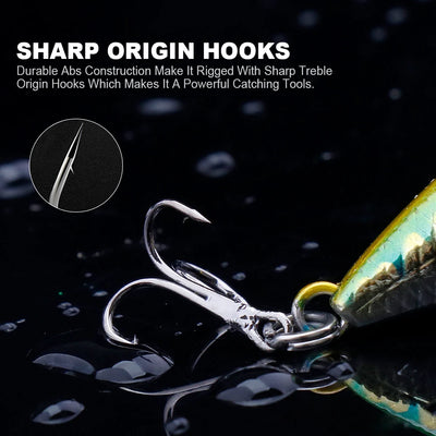 Sinking Minnow Crankbait for Trout and Bass