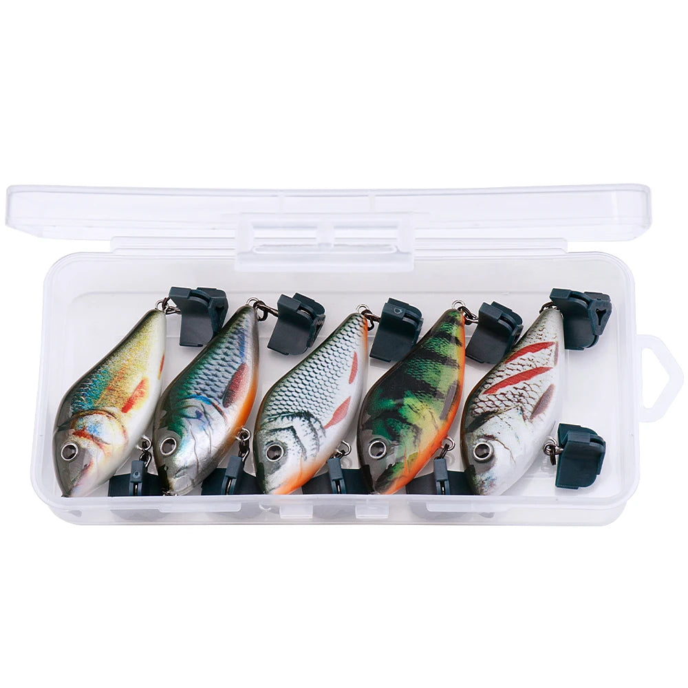 Slow Sinking Jerkbait Set with Swim Action