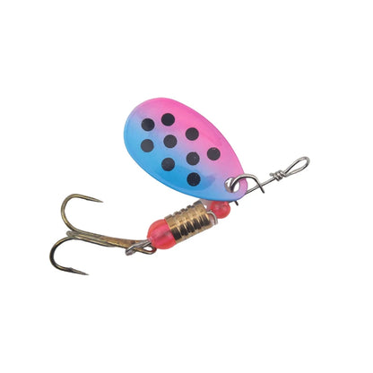 Mixed-Color Metal Spinner Bait Kit with Treble Hooks Christmas Gift
