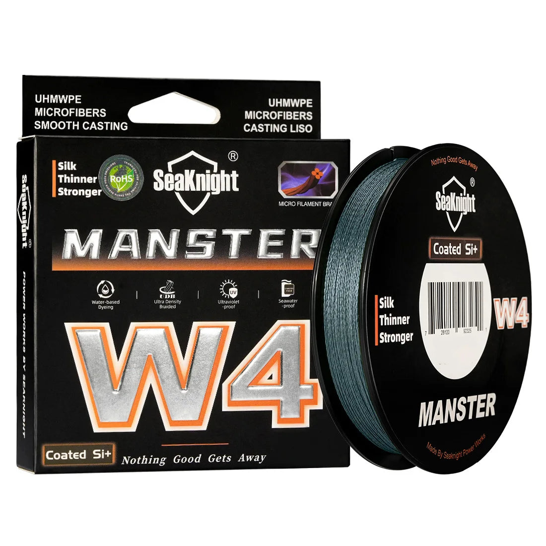 W4 Ultra-Thin 4 Strand Braided Fishing Line