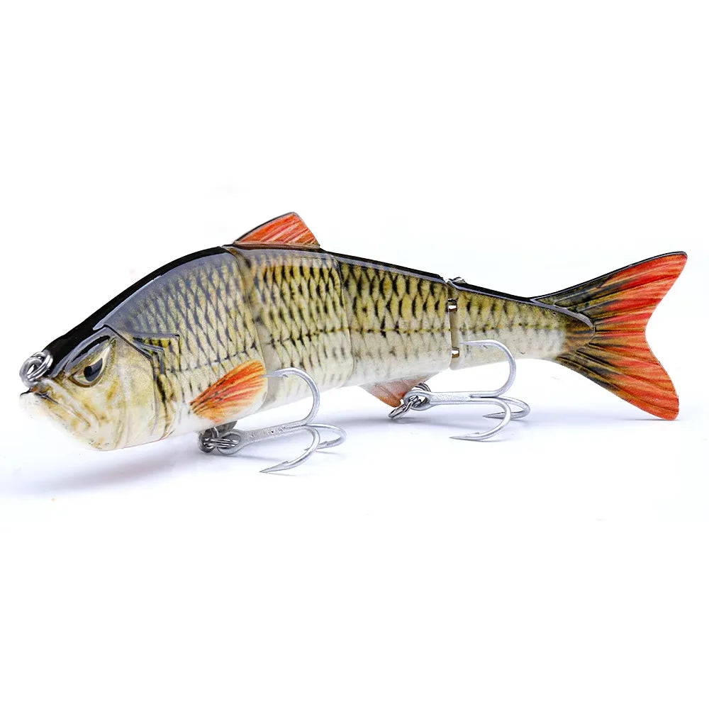 Lifelike Jointed Sinking Swimbait for Pike