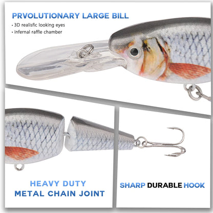 Soft Floating Shrimp Jigging Lures Set