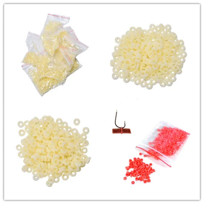 Bloodworm Bait Rubber Bands Set
