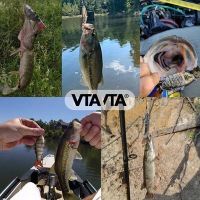 Sinking Pike Wobbler Lure Kit with Tackle Box