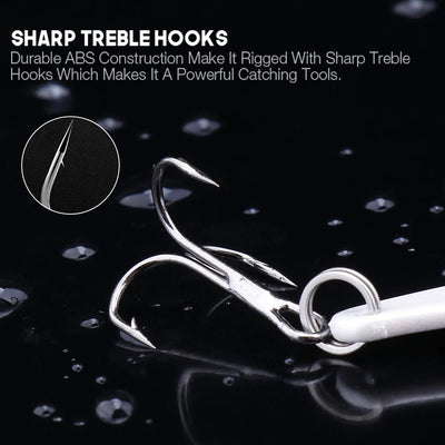 Metal Spinner Spoon Lure Set with Jig Baits