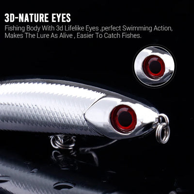 Sinking Pencil Wobbler Lure for Trout and Bass