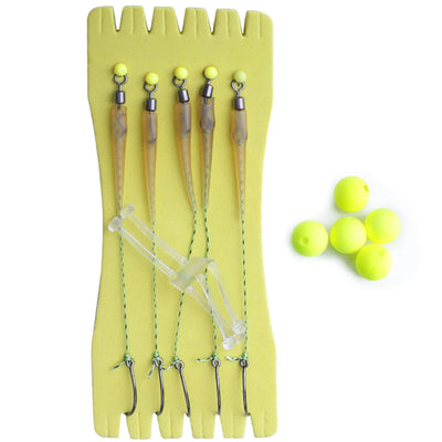Ready Tied Carp Hair Rigs with Anti Tangle Hooks