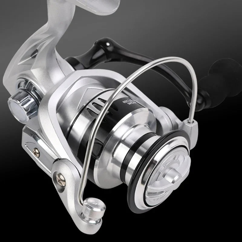 High Drag Saltwater Spinning Reel with Metal Handle
