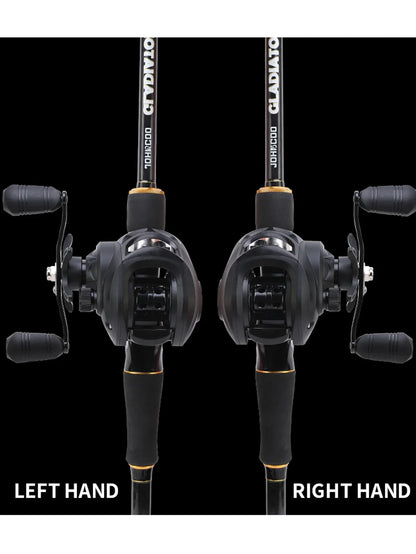 High Speed Baitcasting Reel with Magnetic Brake