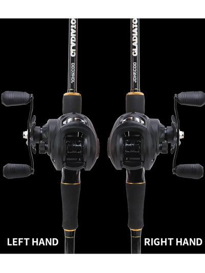 High Speed Baitcasting Reel with Magnetic Brake