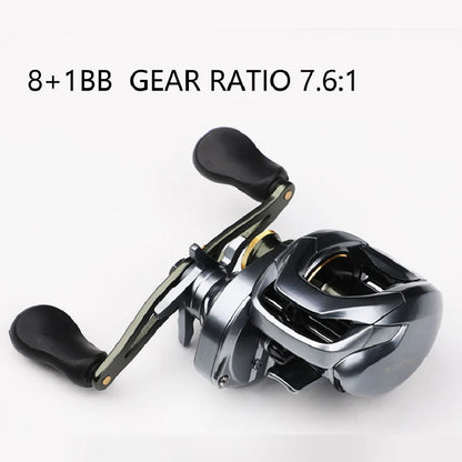 Advanced Baitcasting Reel with Magnetic Brake System