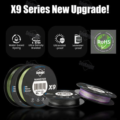 X9 Series Smooth PE Casting Fishing Line