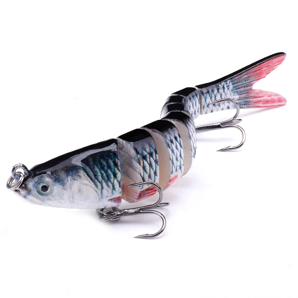 Segmented Sinking Wobblers for Pike Fishing
