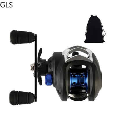 Colorful Baitcasting Reel with Metal Spool and High Drag