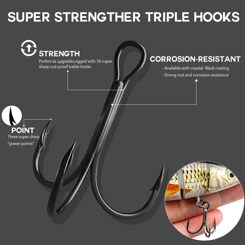 Bionic Jointed Minnow Kit for Pike Fishing