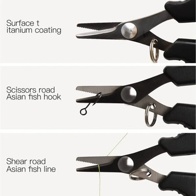Titanium Fishing Cutter Scissors Set
