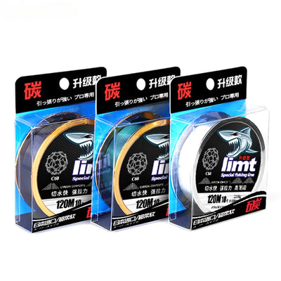Carbon Nylon Fishing Line Anti Corrosion Monofilament Fluorocarbon