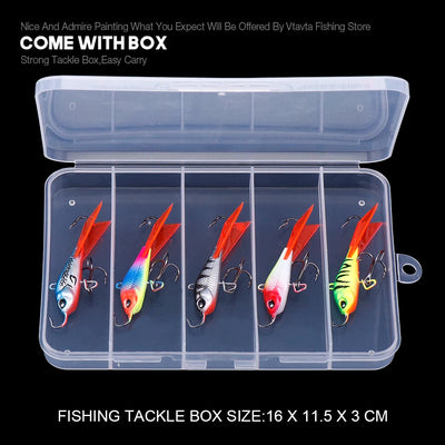 Ice Fishing Jig Set for Winter Swimbait Fishing