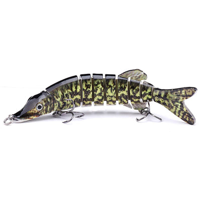 Lifelike Jointed Pike Swimbait for Sea Fishing