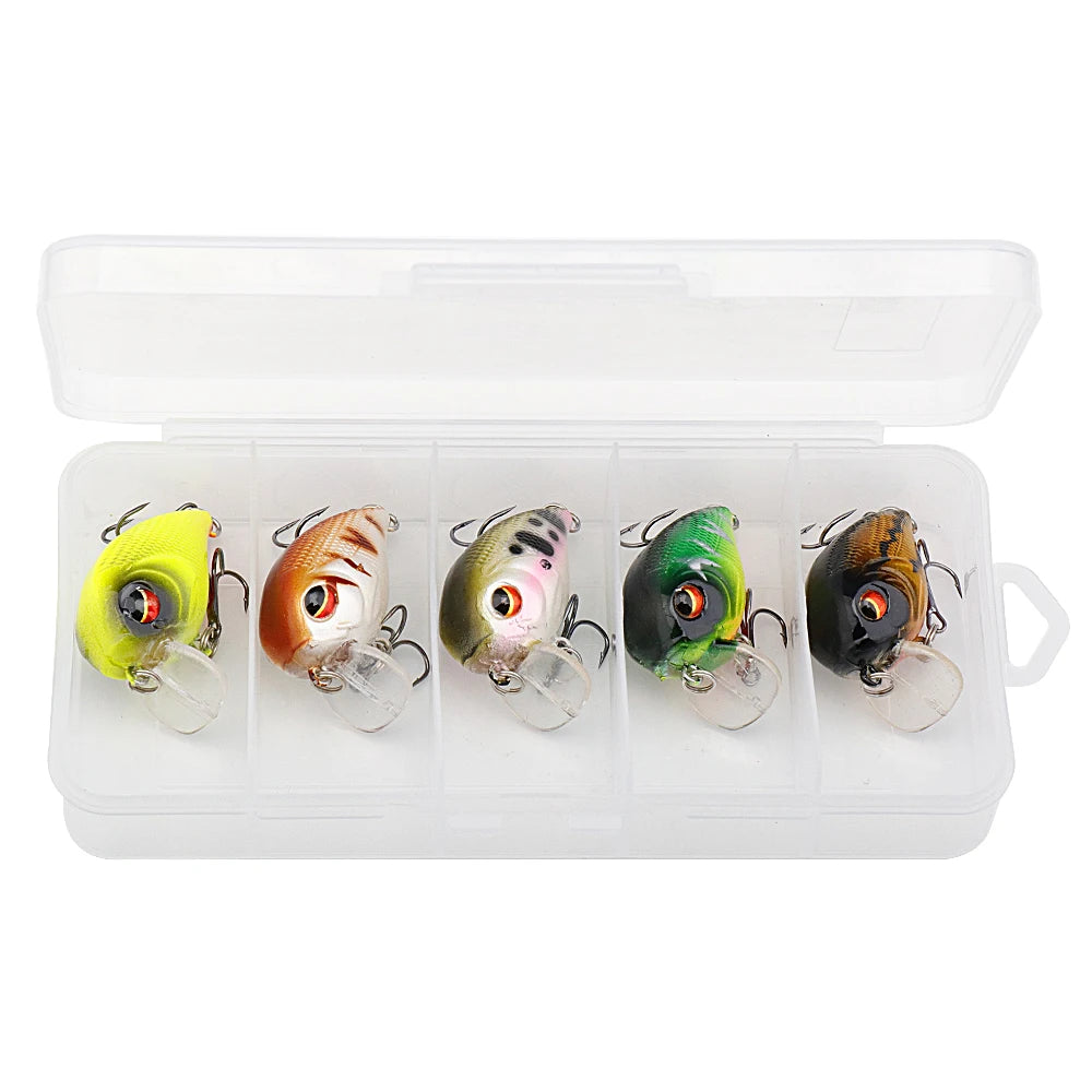 Mini Swing Crankbait Lure Set for Trolling