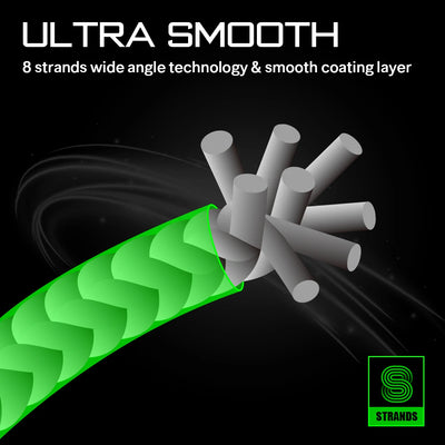 MONSTER 8 Weaves Braided PE Fishing Line Floating Multifilament