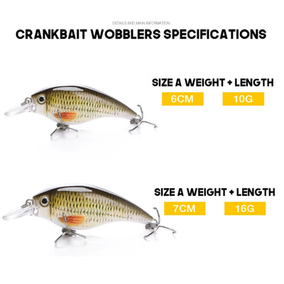 Rattling Floating Minnow Crankbait for Pike