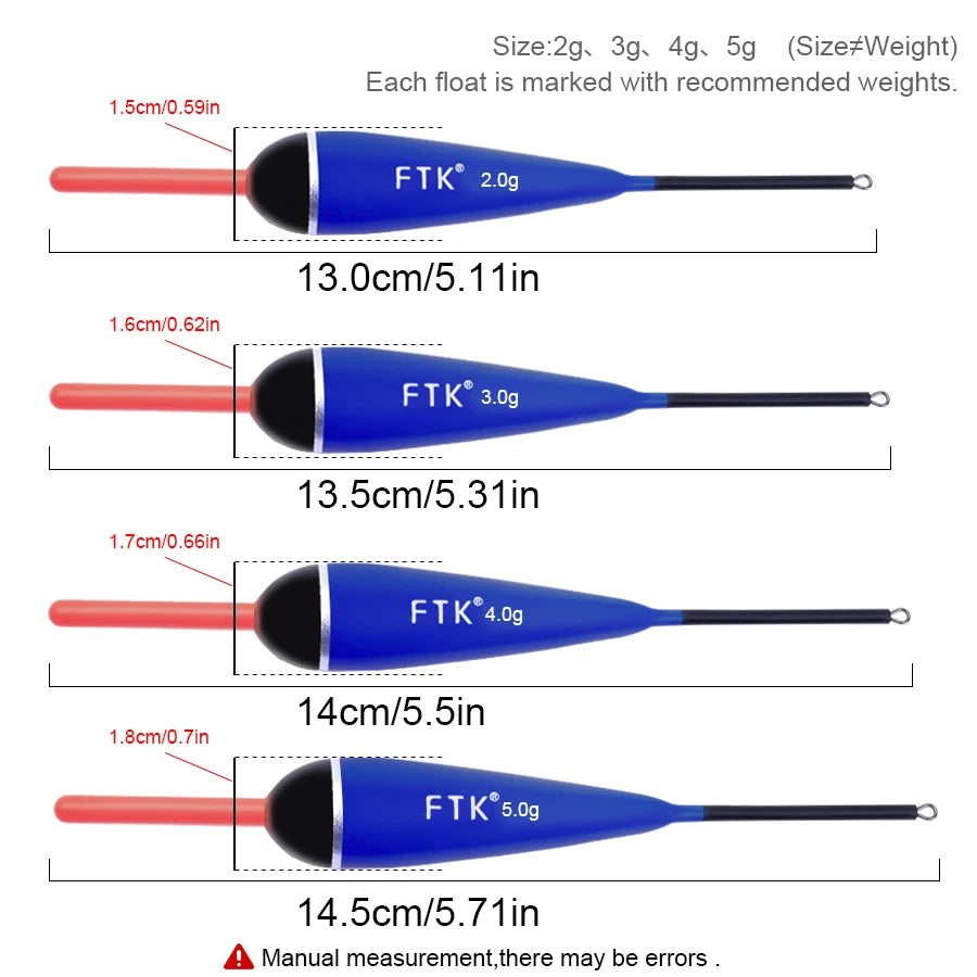 Light-Up Fir Fishing Floats for Carp
