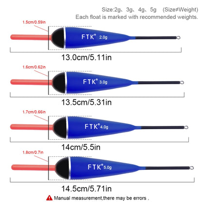 Light-Up Fir Fishing Floats for Carp